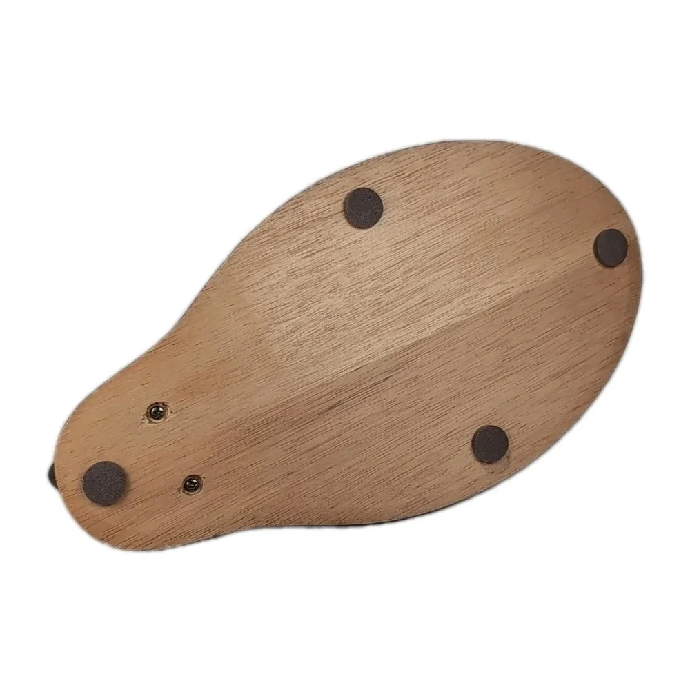 Brass Duck Wood Valet Tray Dresser Desk Catchall Jewelry Organizer 10